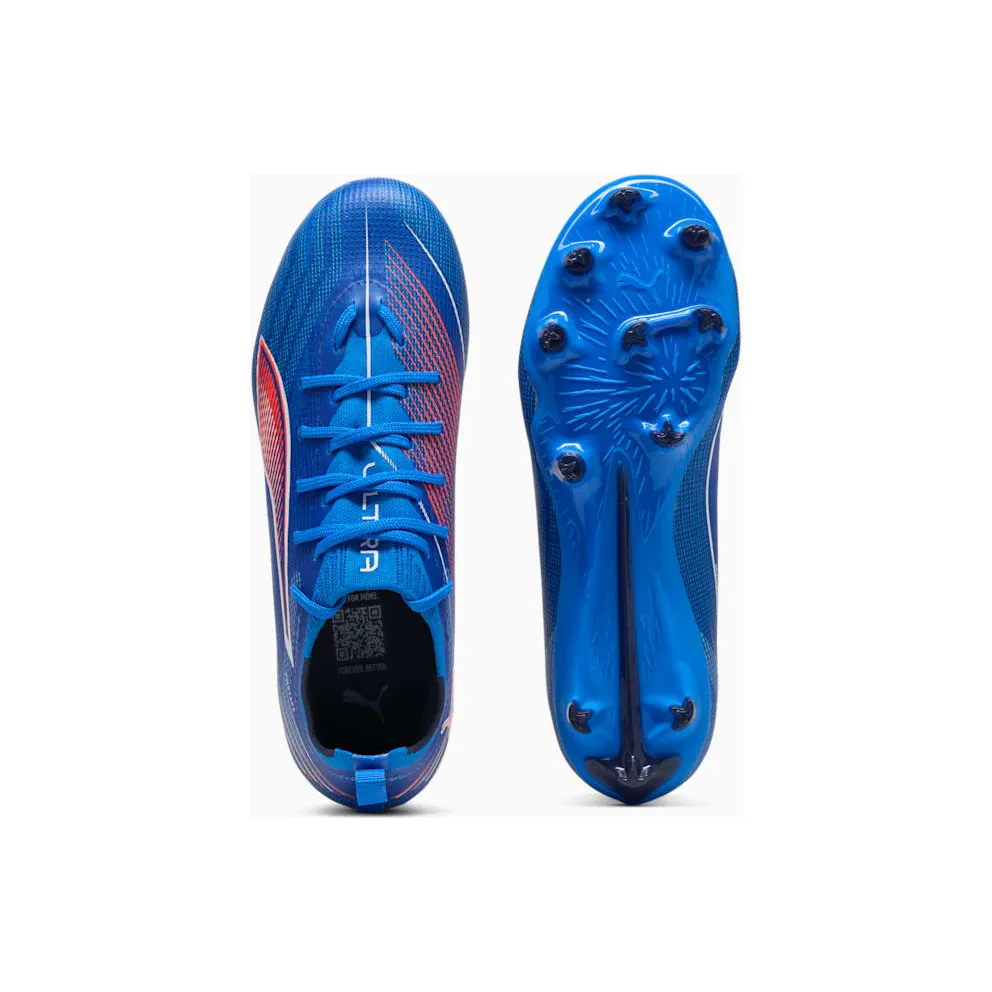 Puma Ultra 6 Pro FG/AG Jr Ultra Blue White Glowing Red (108552-01)