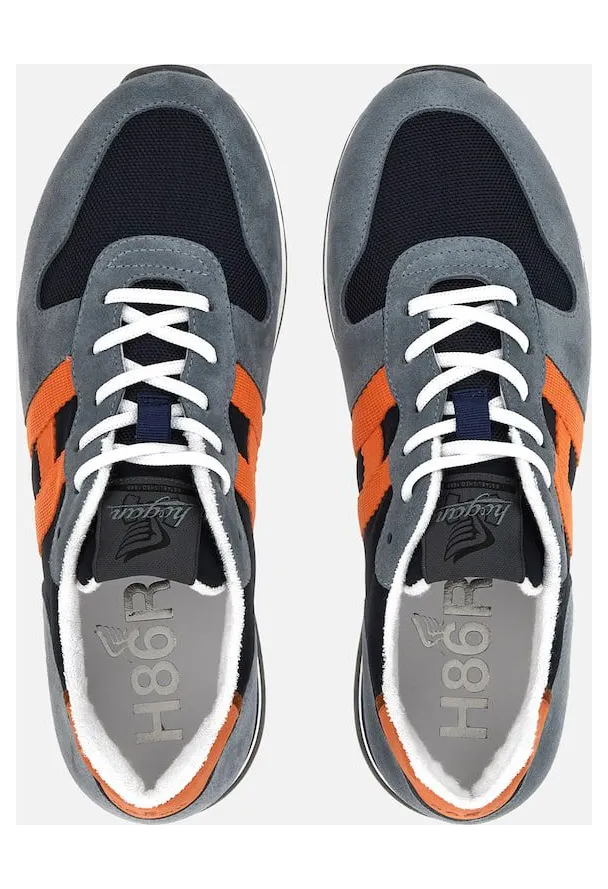 Sneakers Hogan H383 Grey Orange (HXM3830AN51MM40BBA) (3)