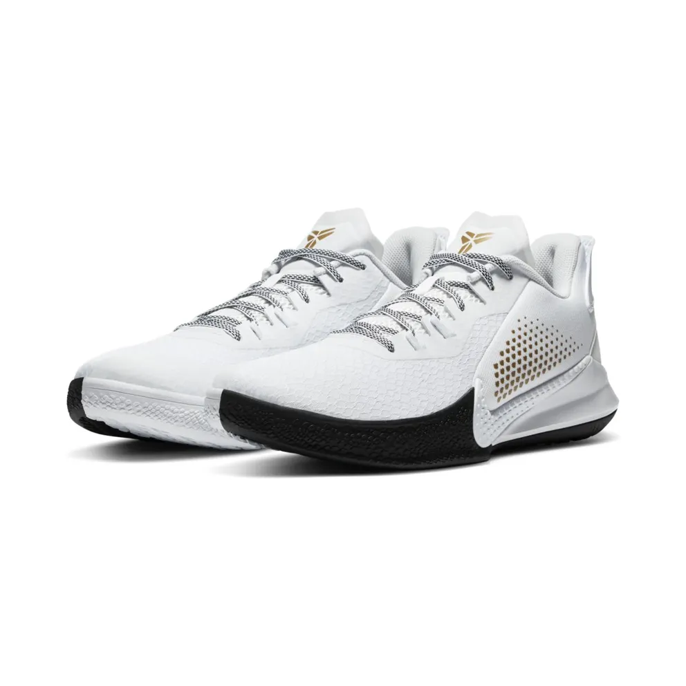 Nike Mamba Fury White Metallic Gold White/Metallic Gold-Black (CZ8770-100)