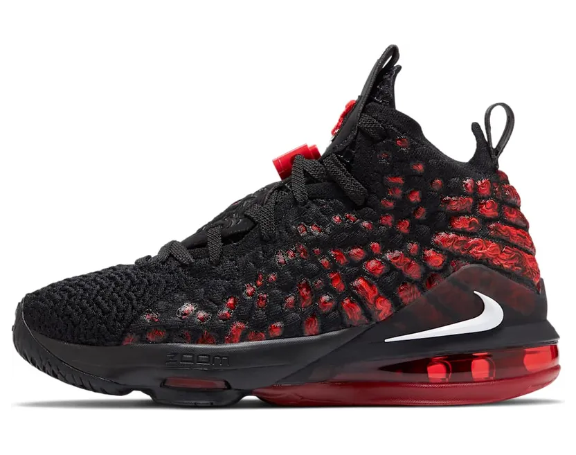 Nike LeBron 17 GS Bred (BQ5594-006)