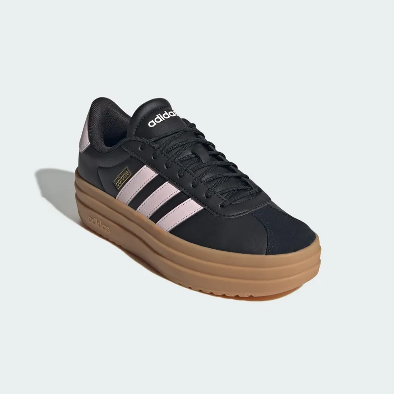 Adidas VL Court Bold Core Black / Distilled Pink / Gold Metallic (KH9451)