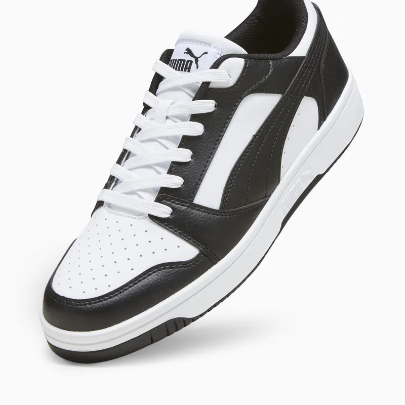 Puma Rebound V6 Laag White/Black (392328-01)