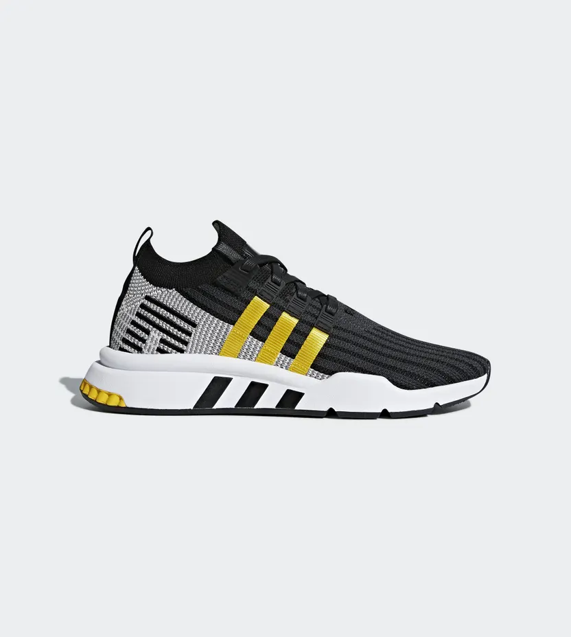 adidas EQT Support Mid Adv Black Equipment Yellow
