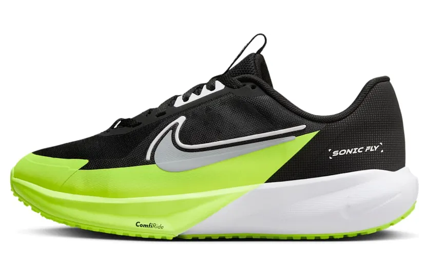 Nike Sonic Fly Black White Volt Wolf Grey (FZ0017-002)