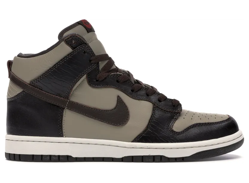 Nike Dunk High Khaki Baroque Brown