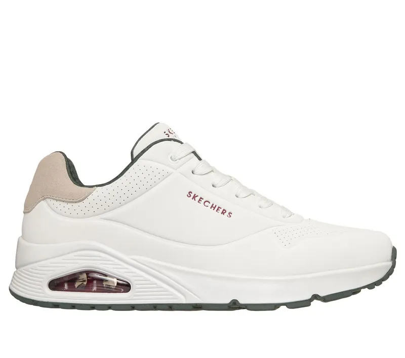 Skechers UNO – Suited On Air Sneaker White/Groente
