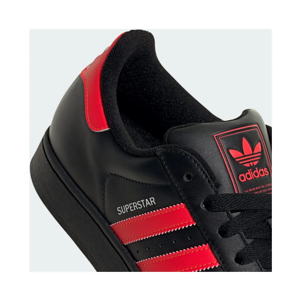 Adidas SUPERSTAR II “Core Black Lucid Red Cloud White” (JQ3176)
