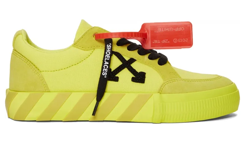 OFF-WHITE Vulc Low Yellow Canvas FW19