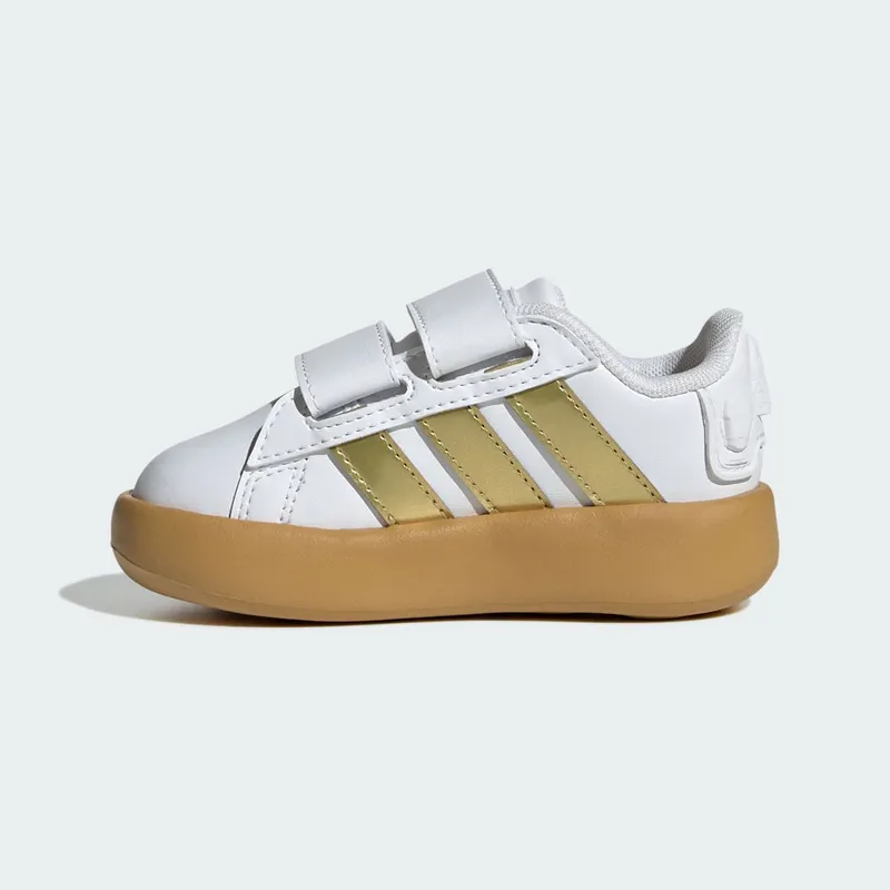 Adidas ADIDAS STAR WARS GRAND COURT 2.0 Shoes PEUTERS Cloud White / Gold Metallic / Preloved Bronze (IH1138)