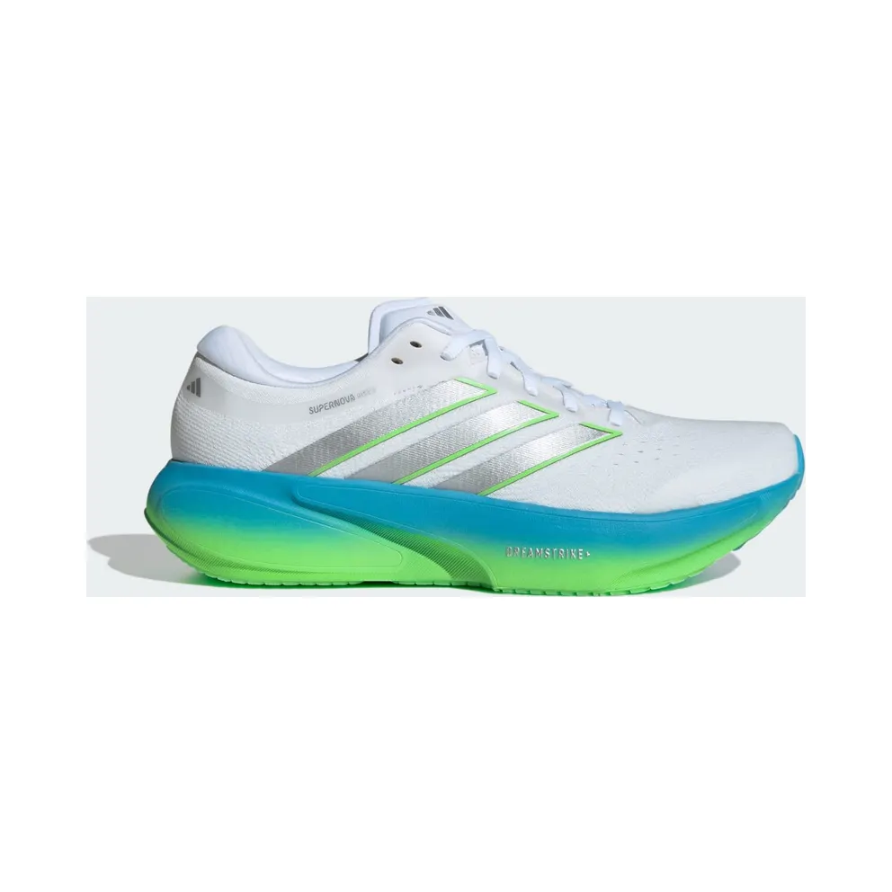 Adidas SUPERNOVA RISE 3 Laufschuhe Cloud White / Silver Metallic / Semi Blue Burst (JP8680)