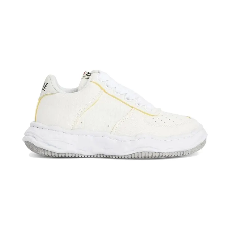 Maison Mihara Yasuhiro Wayne OG Sole Canvas Low White Canvas Sponge (A14FW731-WHT)