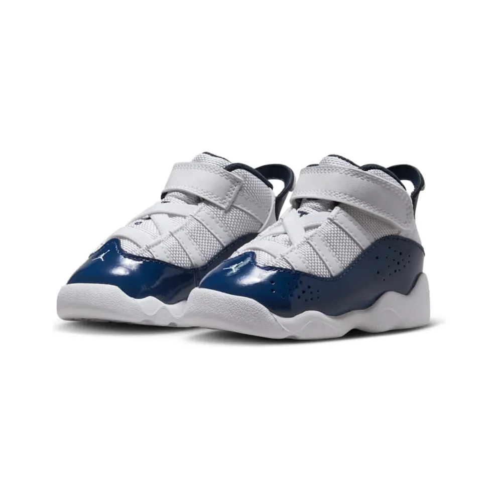 Jordan 6 Rings White Neutral Grey Midnight Navy (323420-124)