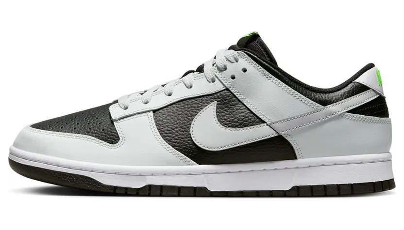 Nike Dunk Low “Grey Panda Volt” (FD9756-001)