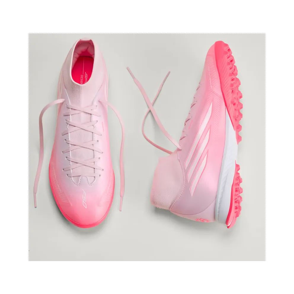 Adidas F50 Sparkfusion League Mid Cut TF Women Cleats, Pink (KI1022)