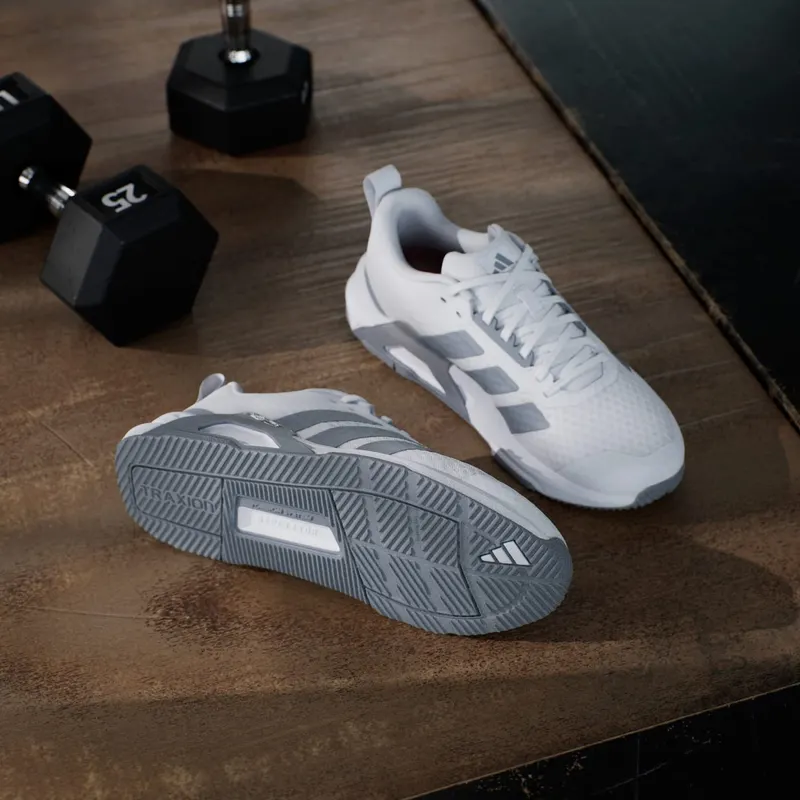 Adidas Dropset Control Training Shoes Cloud White / Grey / Lucid Red (JS3121)
