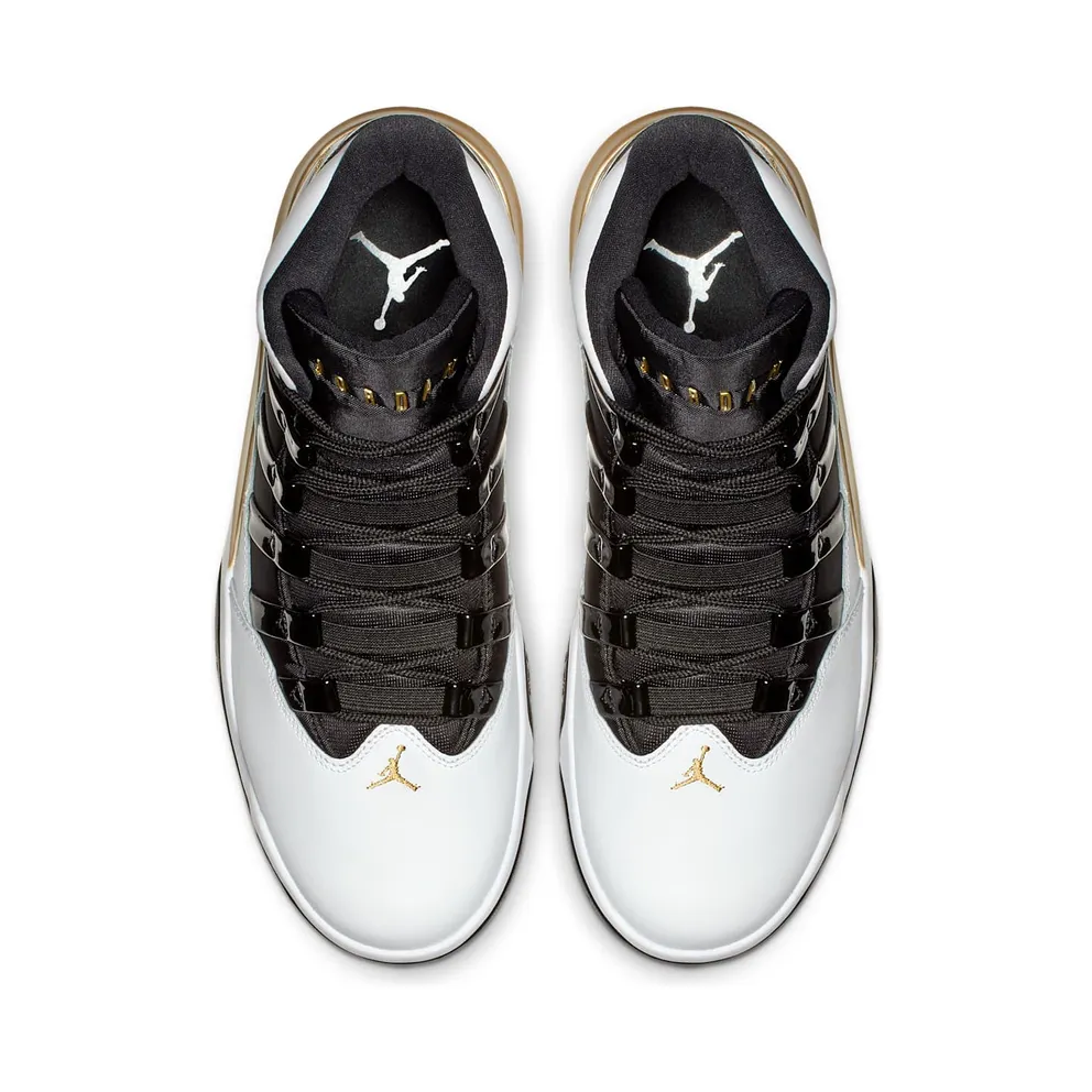 Jordan Max Aura White Metallic Gold Black White/Metallic Gold-Black (AQ9084-107)
