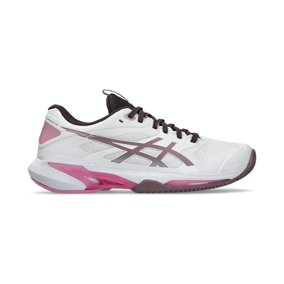 ASICS SOLUTION SPEED FF 4 CLAY “White / Dusty Mauve” (1042A305-102)