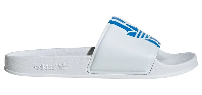 adidas Adilette Slides Cloud White Bright Blue (ID5789)