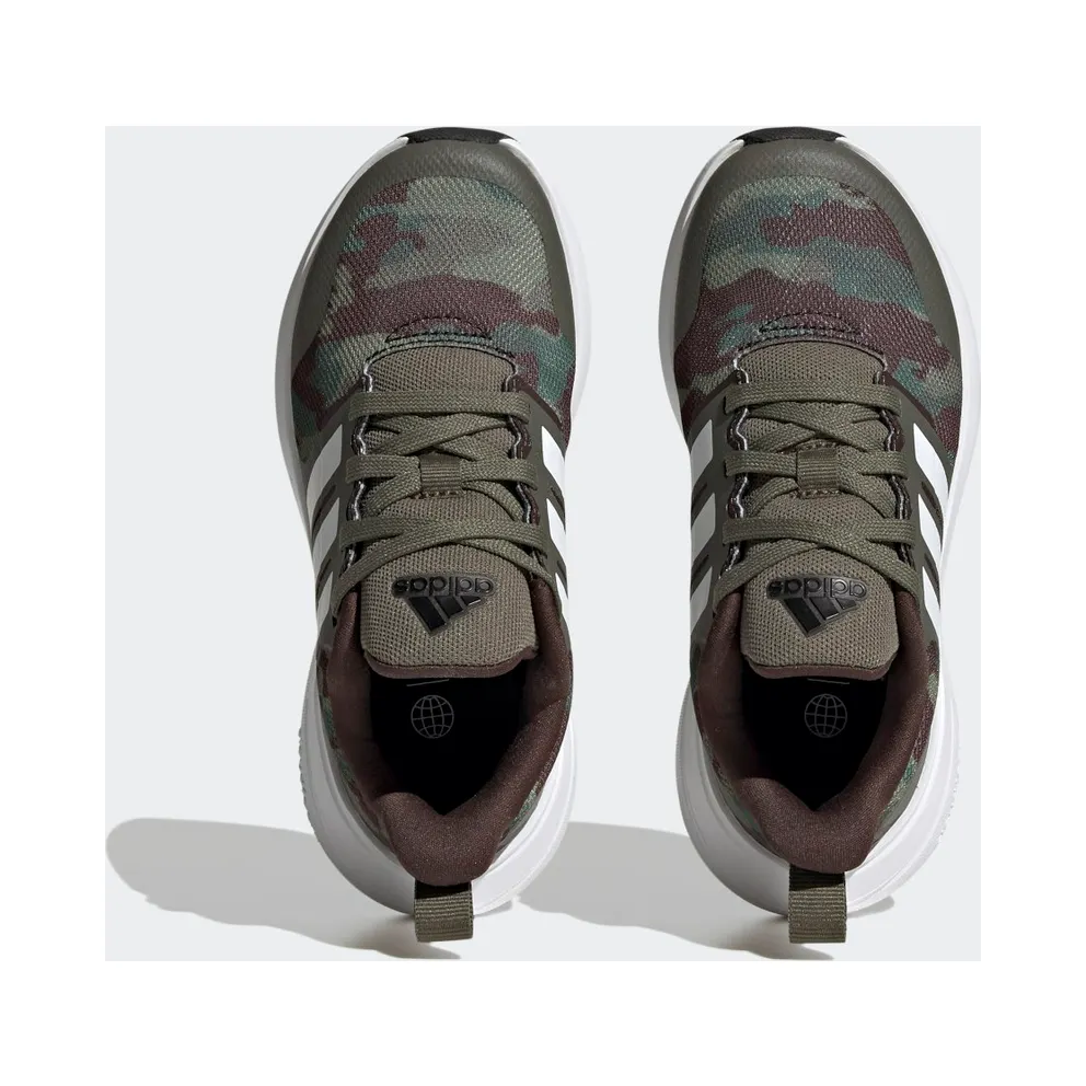 adidas Fortarun 2.0 Cloudfoam Sport Running Lace-up Shoes Olive Strata / Cloud White / Core Black (IE1972)