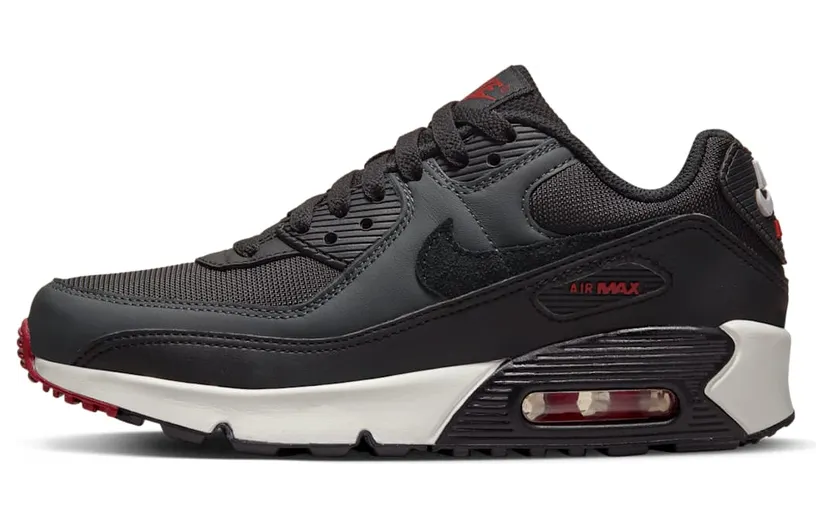 Nike Air Max 90 LTR “Anthracite / Team Red / Summit White / Black” (CD6864-022)