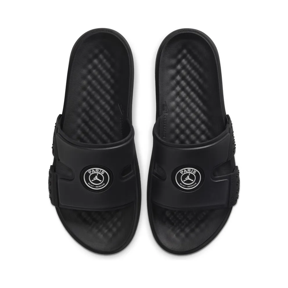 Nike Jordan Hydro 8 Paris Saint-Germain Slide “Black / White” (CV8451-001)