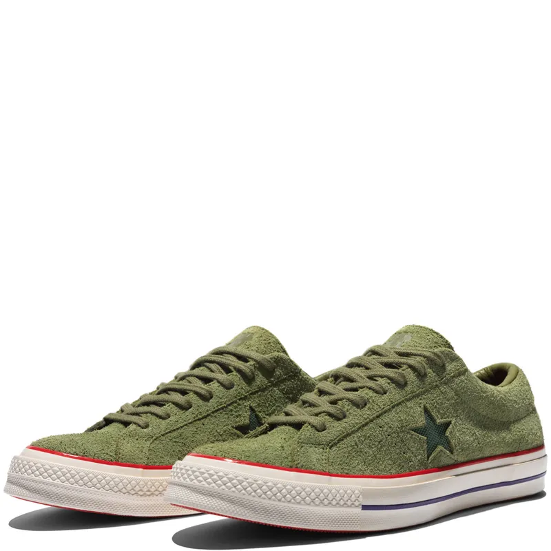 Converse One Star Ox Undefeated Olive Capulet Olive/High Risk Red (158894C)