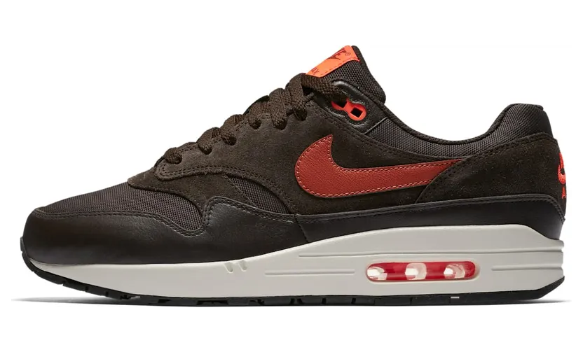 Nike Air Max 1 “Velvet Brown / Total Crimson / Black / Dusty Peach” (875844-202)