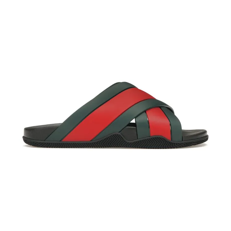 Gucci Web Slide Black Rubber (630326 J8700 8460)