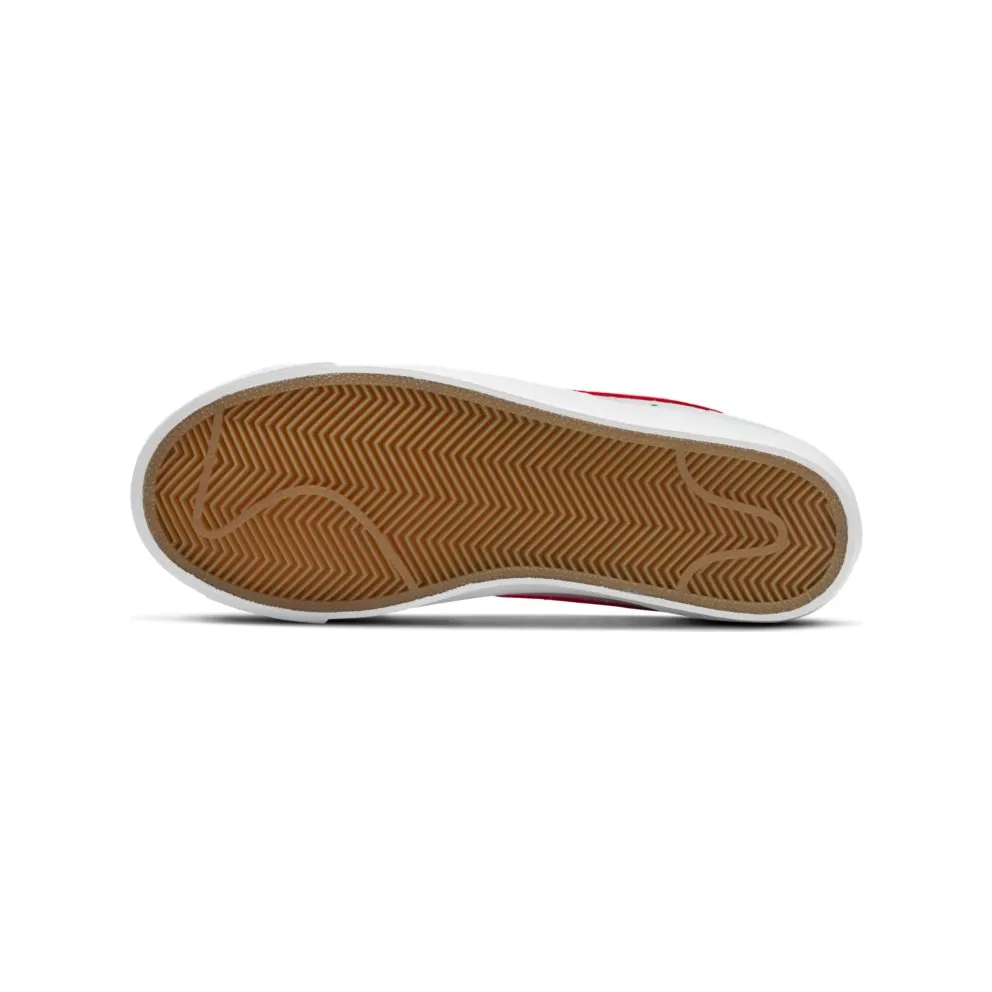 Nike Blazer Mid 77 Platinum Tint Bright Crimson (GS) (DA4086-004)