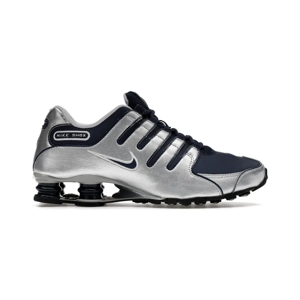 Nike Shox NZ Midnight Navy Metallic Silver (378341-402)