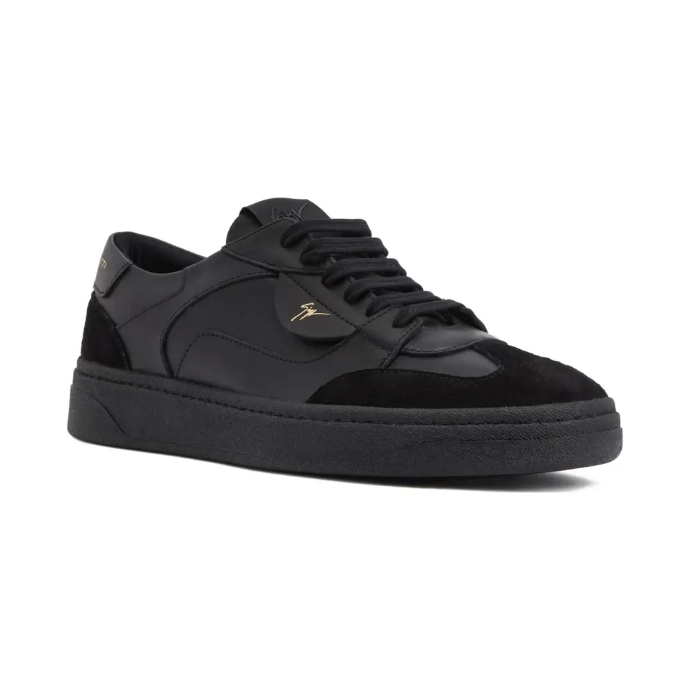 Giuseppe Zanotti GZ94 low-top met vlakken “Black” (RU50013001)