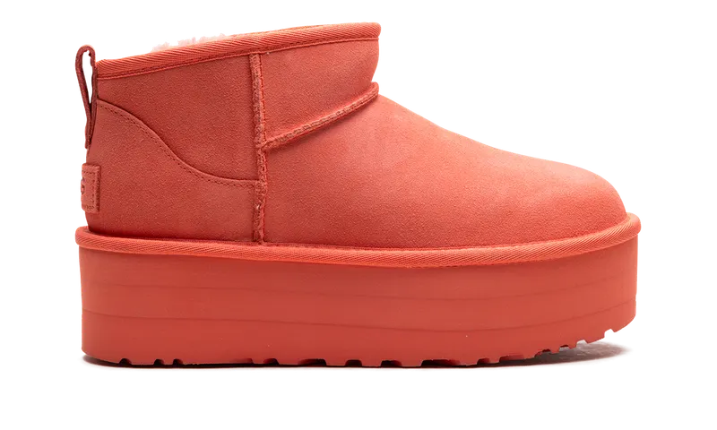 Ugg Classic Ultra Mini Platform Boot “Vibrant Coral” (1135092-VCRL)