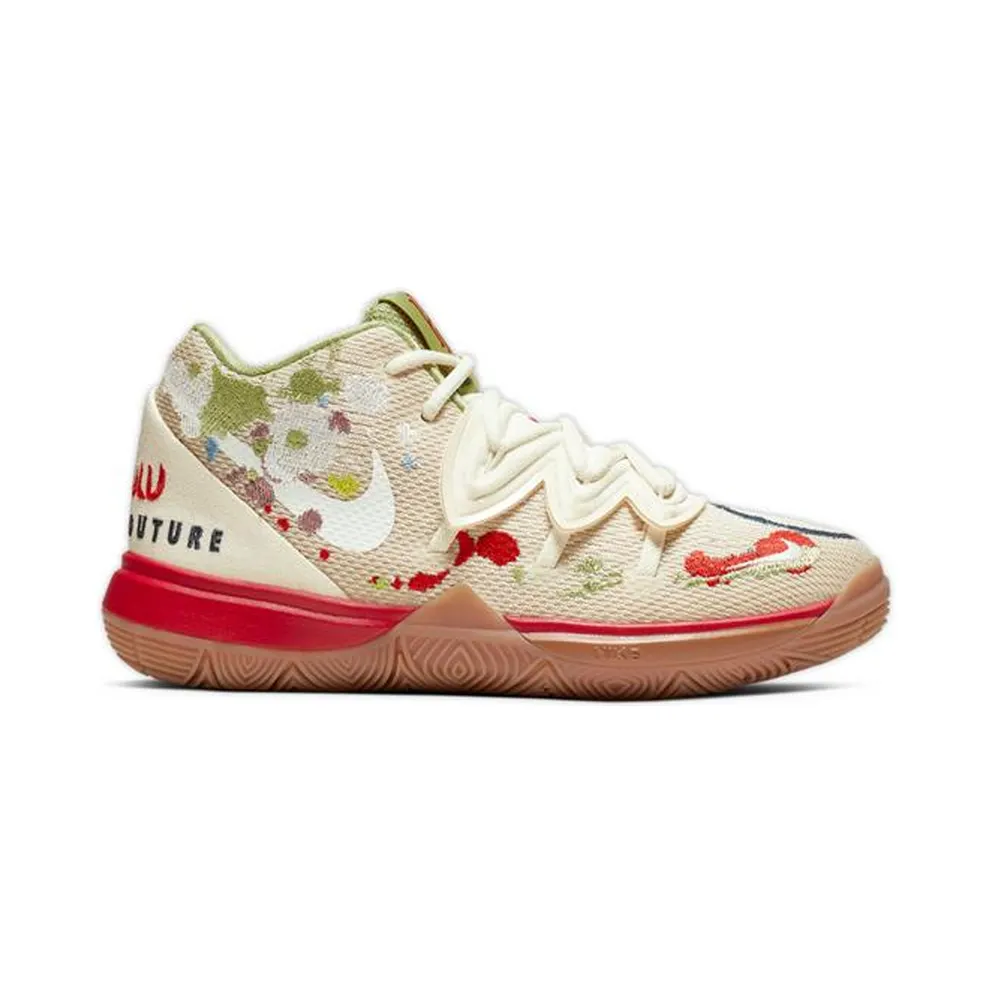Nike Kyrie 5 Bandulu (PS) Light Bone/Green-Red (CQ9341-100)