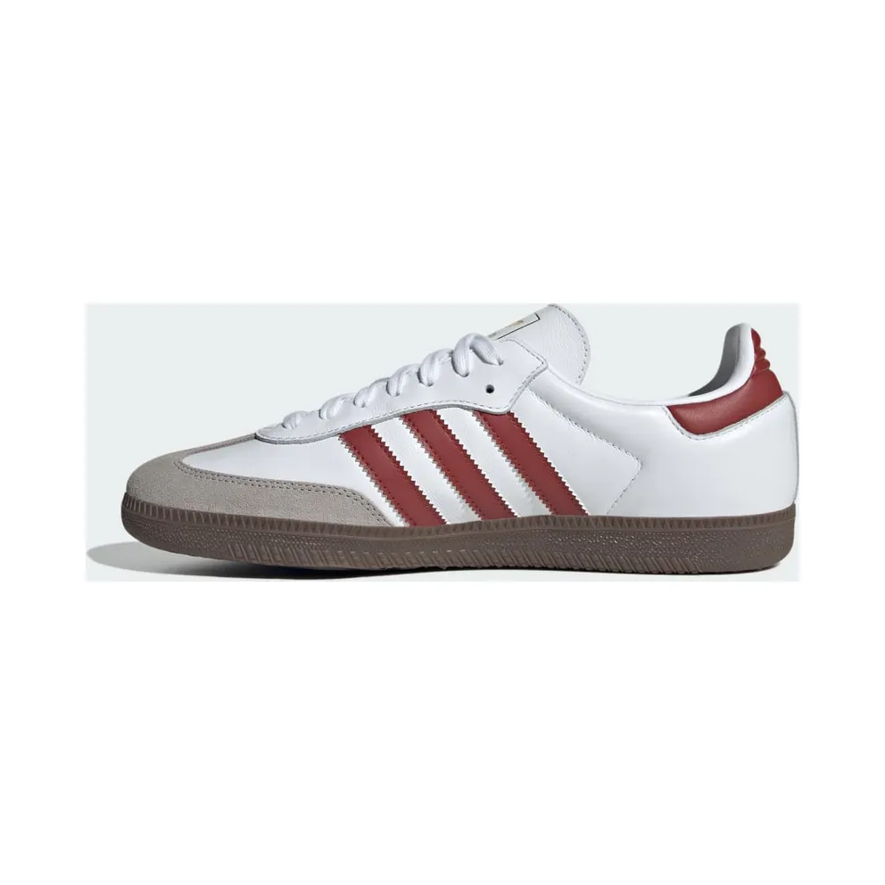 Adidas Samba OG Cloud White / Preloved Ruby / Clear Granite (JH8798)