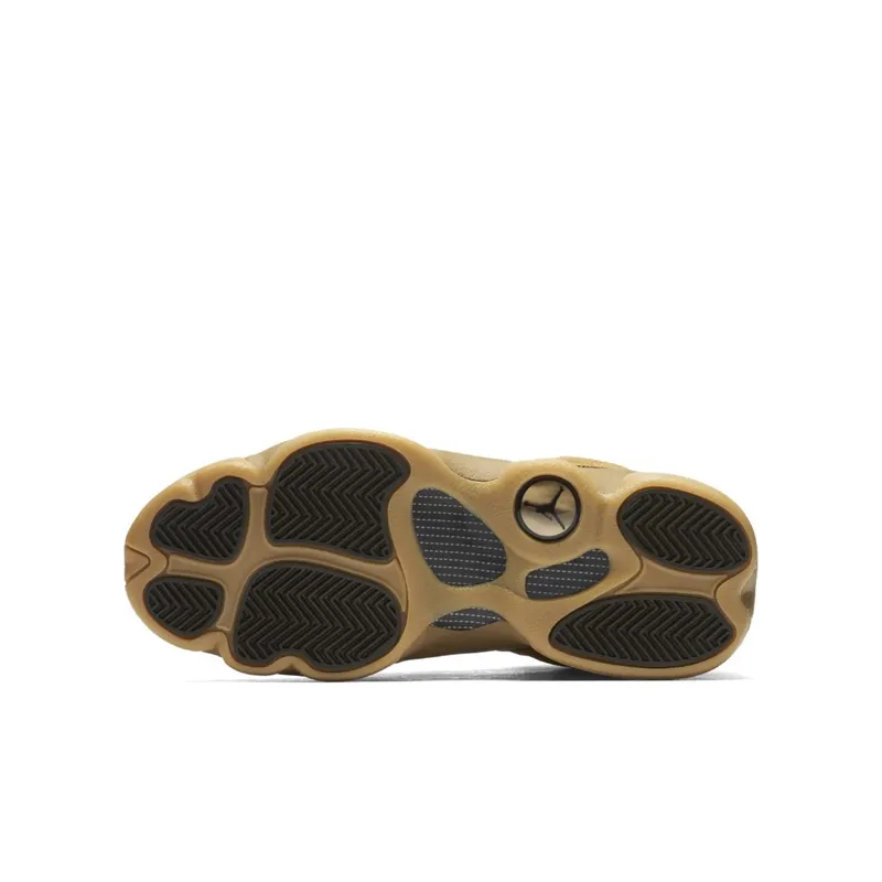 Jordan 13 Retro Wheat (GS) Elemental Gold/Baroque Brown-Gum Yellow (414574-705)