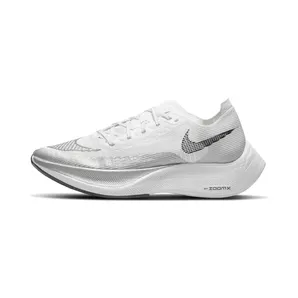 Nike ZoomX Vaporfly Next% 2 Wedstrijdschoen “White / Metallic Silver / Black” (CU4123-100)