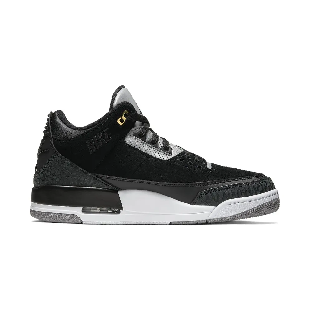 Air Jordan Nike AJ III 3 Tinker ‘Black Cement’ (2019) (CK4348-007)