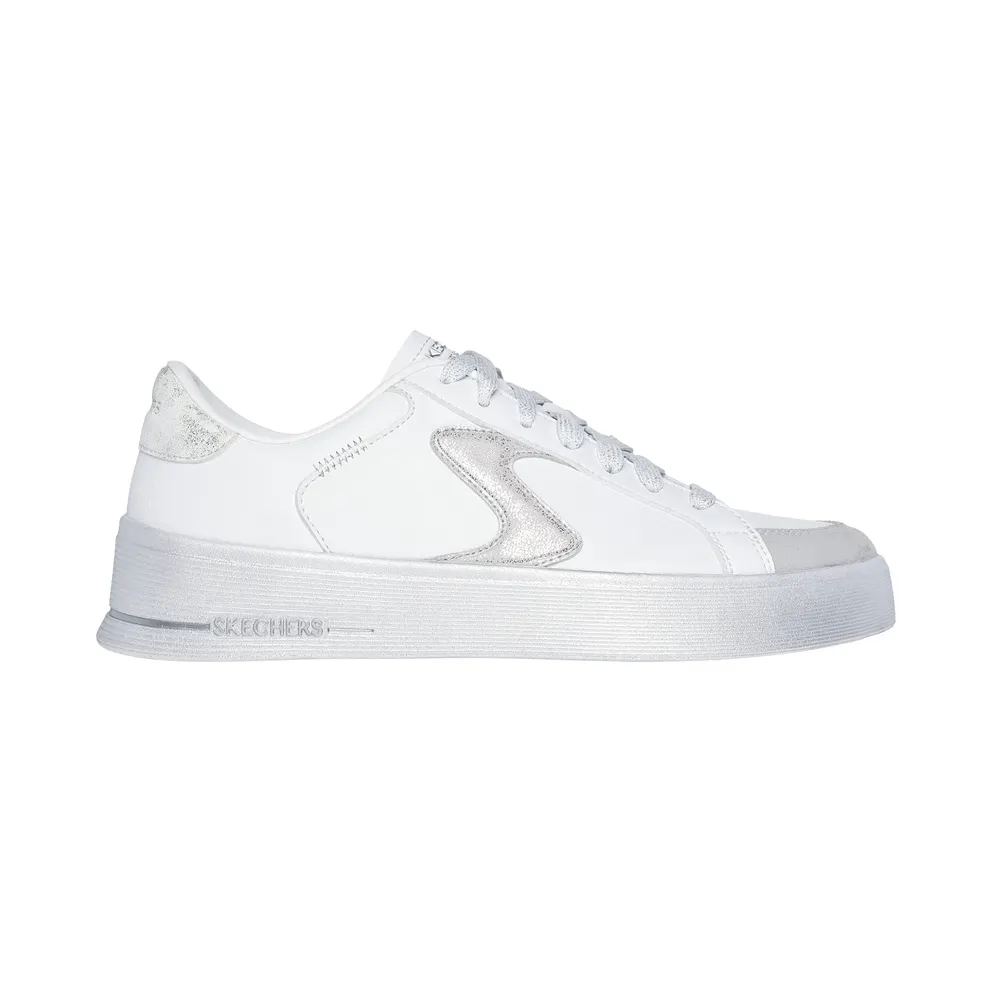 Skechers Hiland – Quite Chic – White / Silver (185170 WSL)
