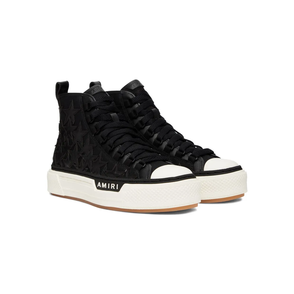 AMIRI Black Stars Court High-Top Sneakers (PF22MFS011-004) (4)