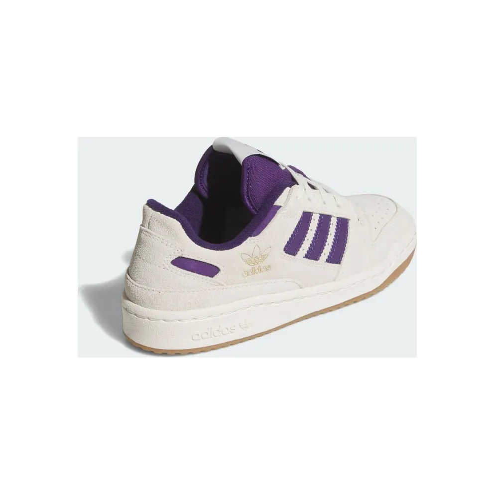 Adidas FORUM LOW CL SHOES Off White / Violet / Gum M2 (JR0381)