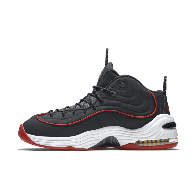 Nike Air Penny II Miami Heat Black/White-University Red-Varsity Maize (333886-002)