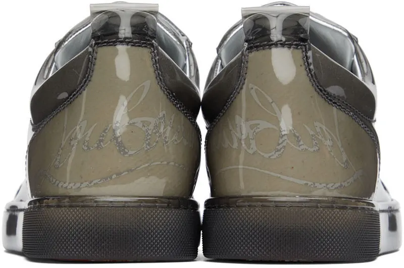 Christian Louboutin Gray Louis Junior X Ray Low-Top (1221013)