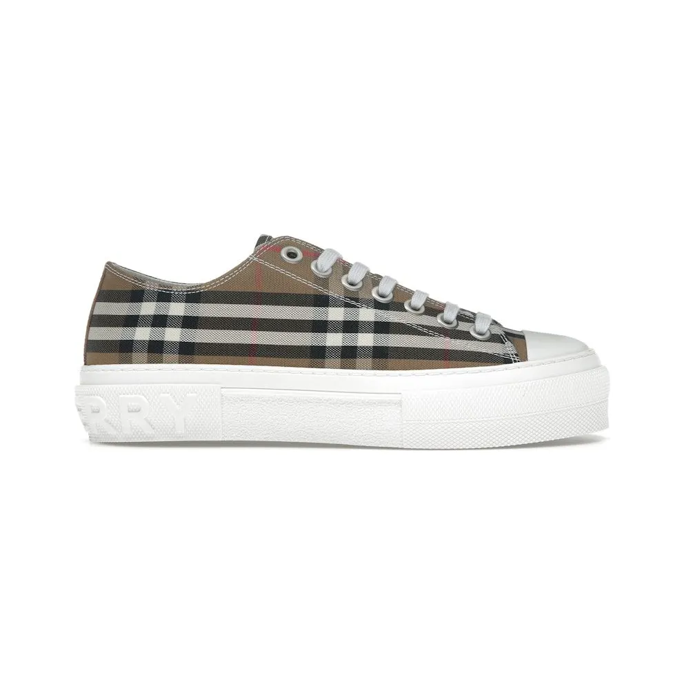 Burberry Low Top House Check Sneaker Taupe Brown (8094751)