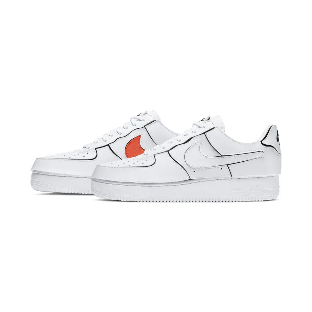 Nike Air Force 1/1 Cosmic Clay White/White-Black-Cosmic Clay (CZ5093-100)