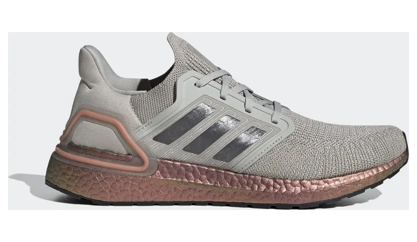 Adidas Ultraboost 20 ‘Metal Grey Signal Coral’ Metal Grey/Grey/Signal Coral (FV4389)