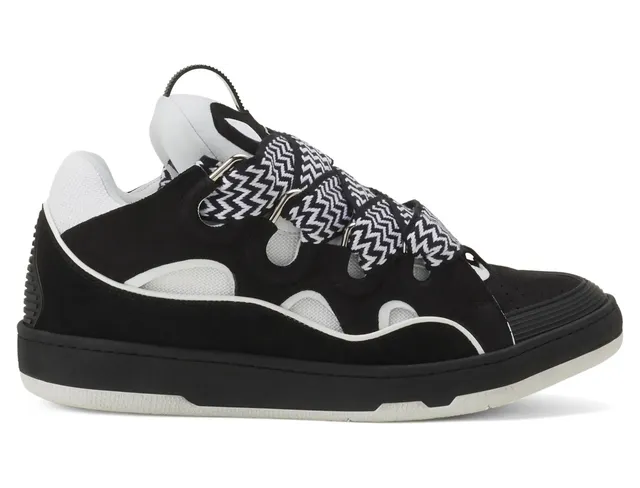 Lanvin Zigzag Lace-up “Black/White” (FU-SKDK12 BICO-E25 1000)