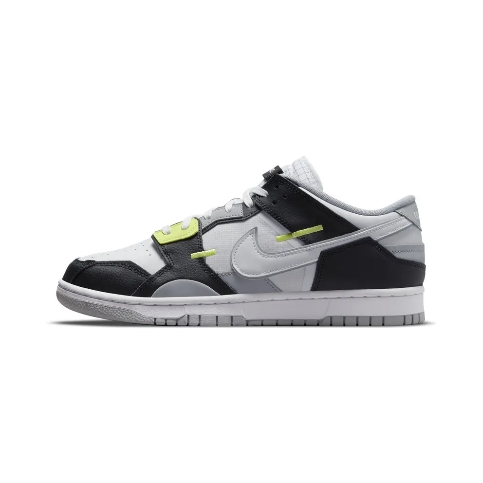 Nike Dunk Low Scrap Grey Wolf Light Lemon Twist (DC9723-001)