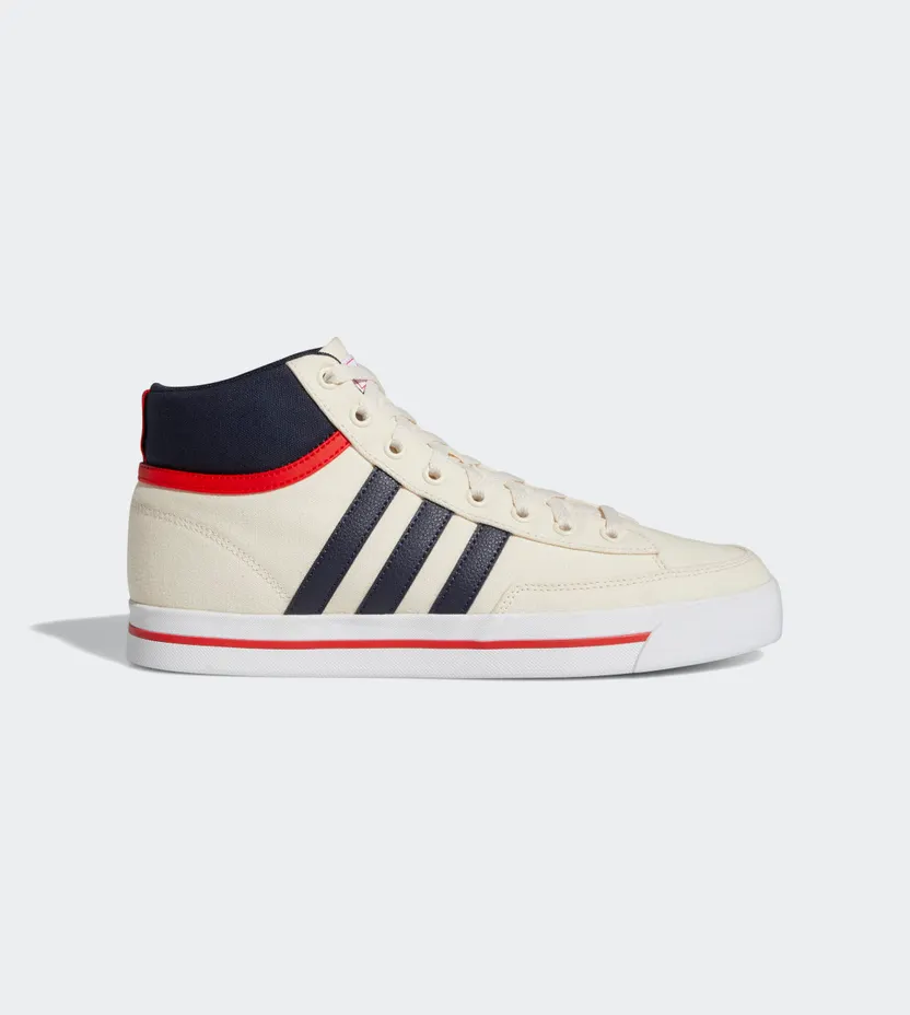adidas Retrovulc Mid Canvas Skateboarding Wonder White / Legend Ink / Vivid Red (GW8375)