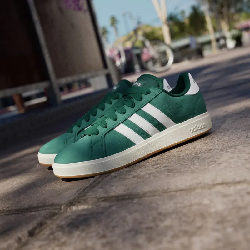 Adidas Grand Court Base 00s Collegiate Green / Cloud White / Gum (IH6187)
