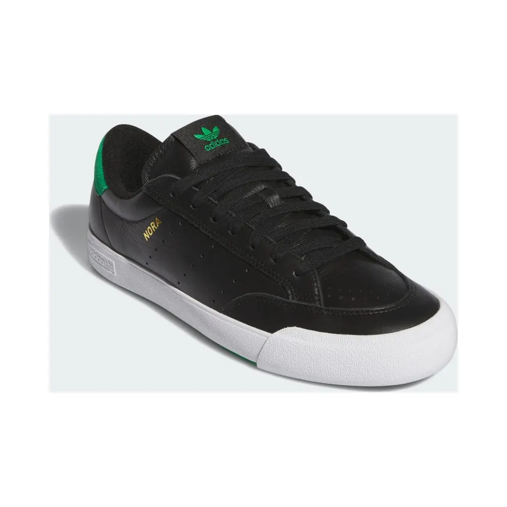 Adidas Nora Signature Skateboarding Shoes Core Black / Green / Cloud White (IF2070)